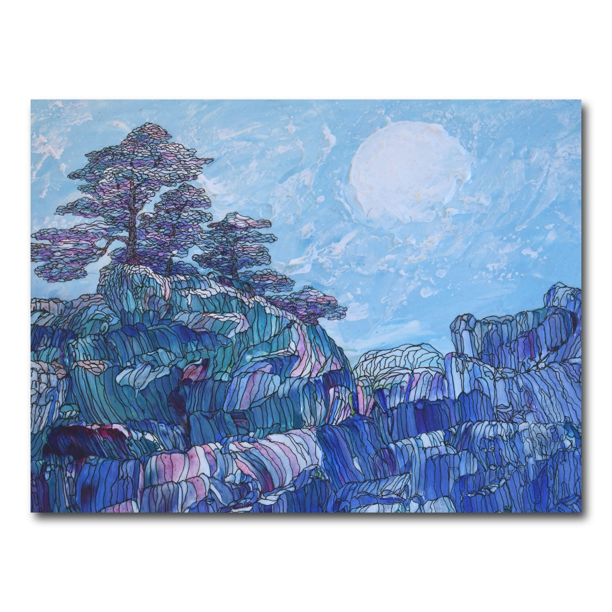 AUTO-MOCKUP WHITE | miseries can wait | 1 Piece | Gallery Wrap Canvas | group=4x3