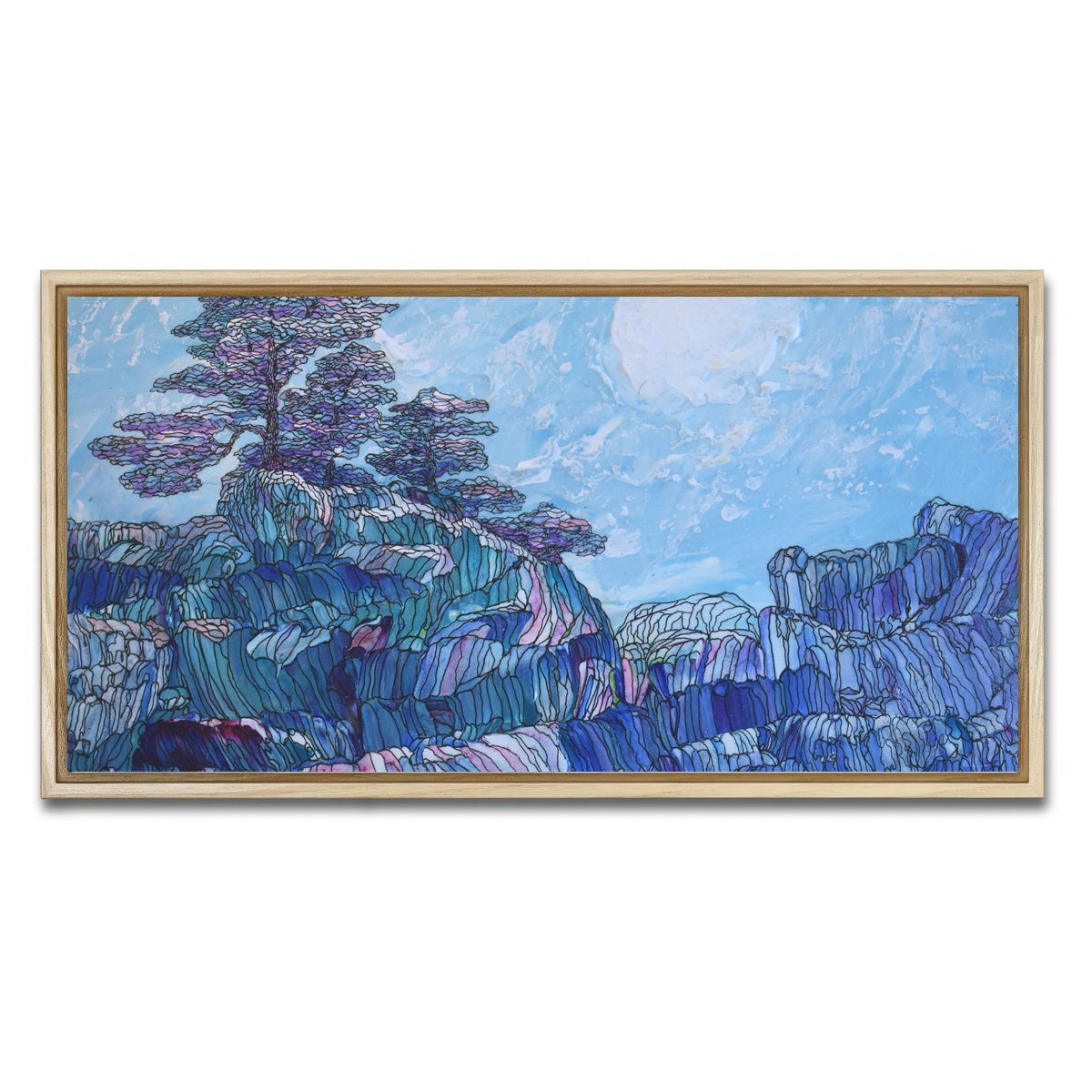 AUTO-MOCKUP WHITE | miseries can wait | 1 Piece | Natural Framed Canvas | group=2x1