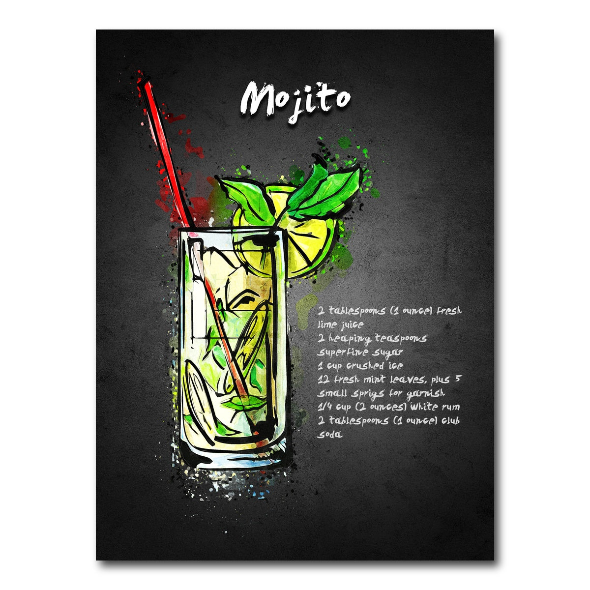 AUTO-MOCKUP WHITE | mojito | 1 Piece | Gallery Wrap Canvas | group=3x4