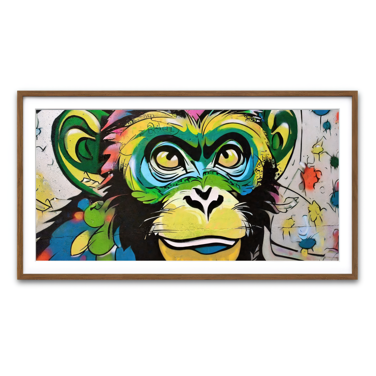 Framed Print 2x1 Walnut