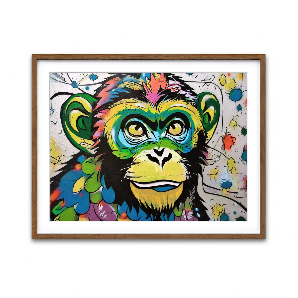 Framed Print 4x3 Walnut