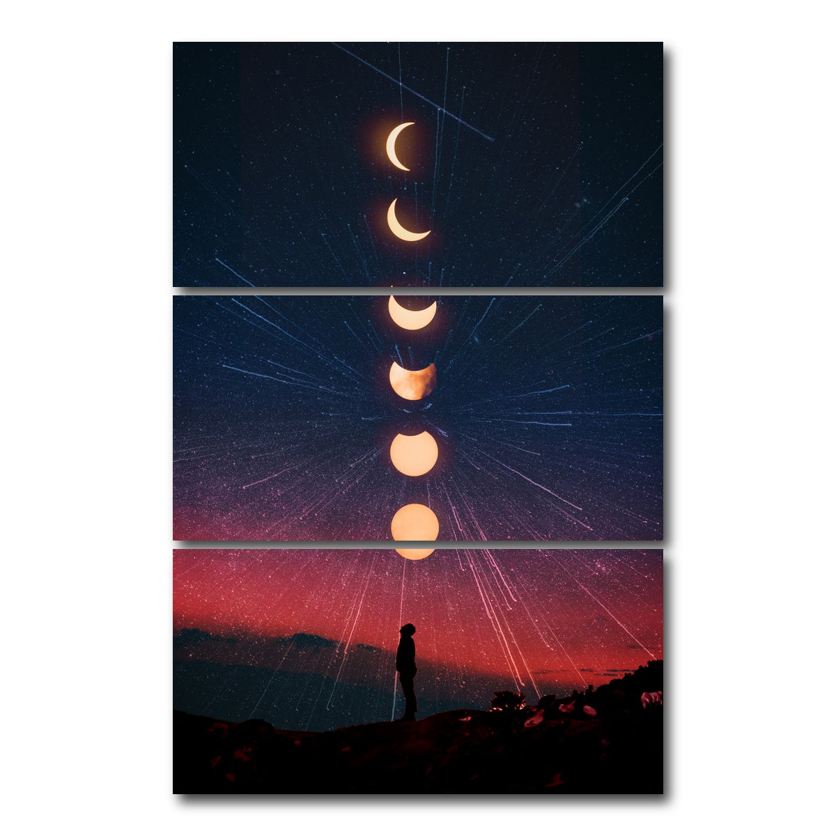 AUTO-MOCKUP WHITE | moon phase | 3 Piece | Gallery Wrap Canvas | group=12x24_stacked
