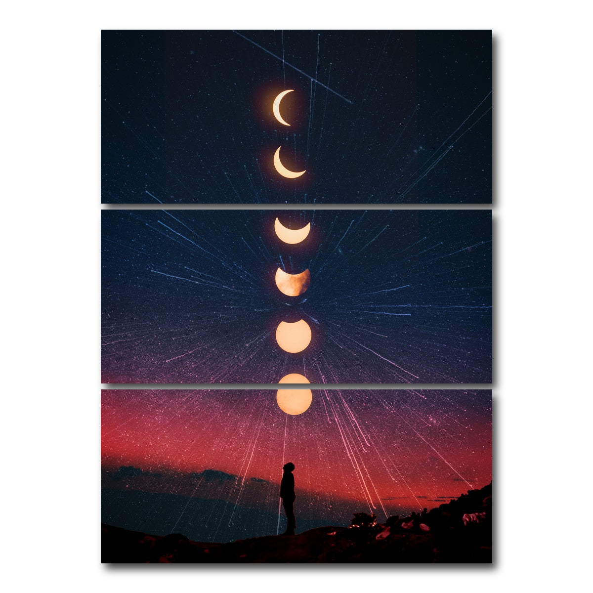AUTO-MOCKUP WHITE | moon phase | 3 Piece | Gallery Wrap Canvas | group=8x18_stacked