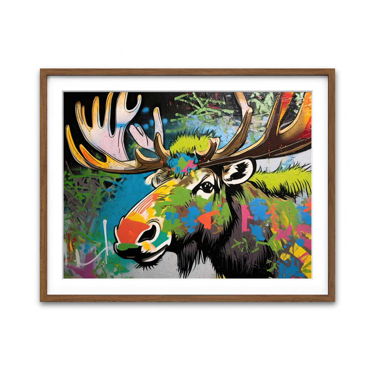 Framed Print 4x3 Walnut