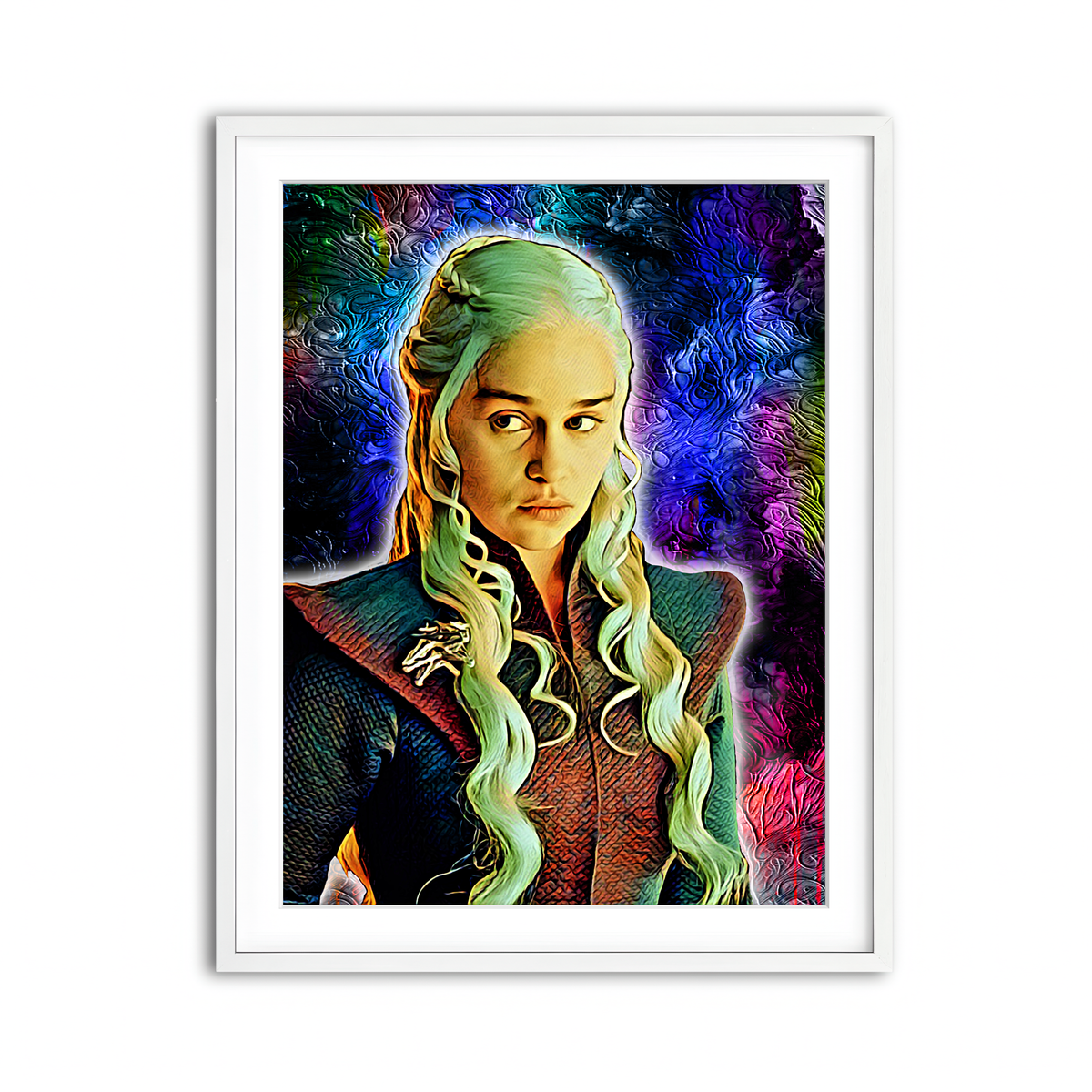 Framed Print 3x4 White