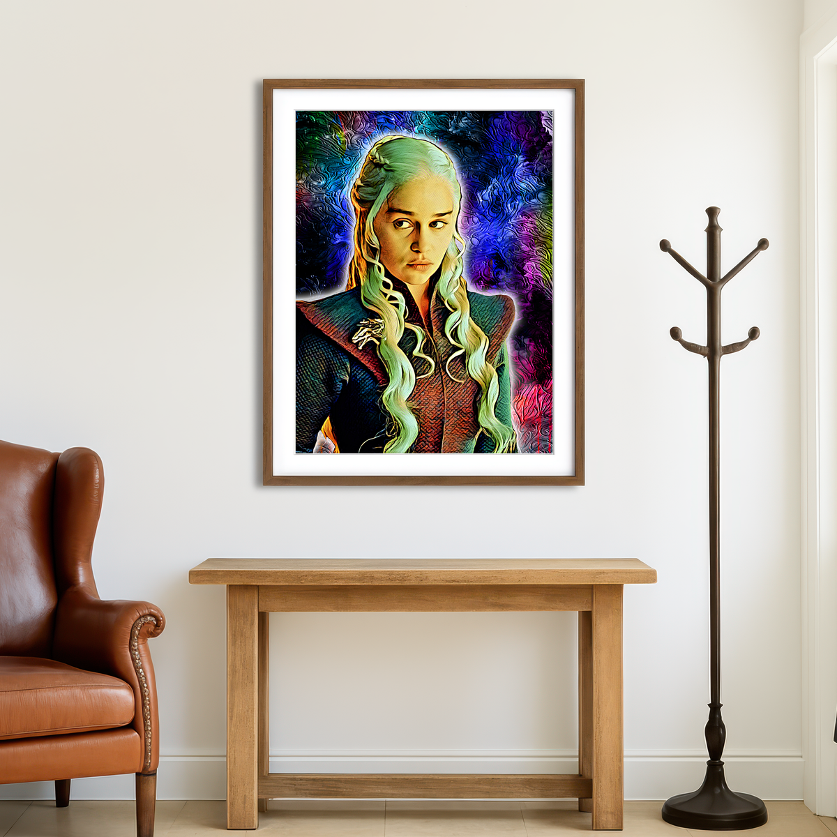 AUTO-MOCKUP ROOM | Mother of Dragons Wall Art