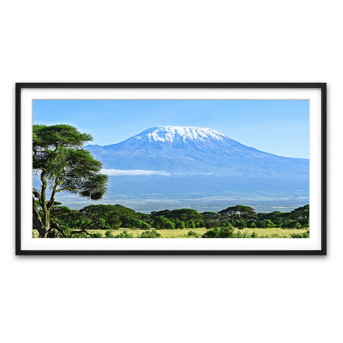 Framed Print 2x1 Black