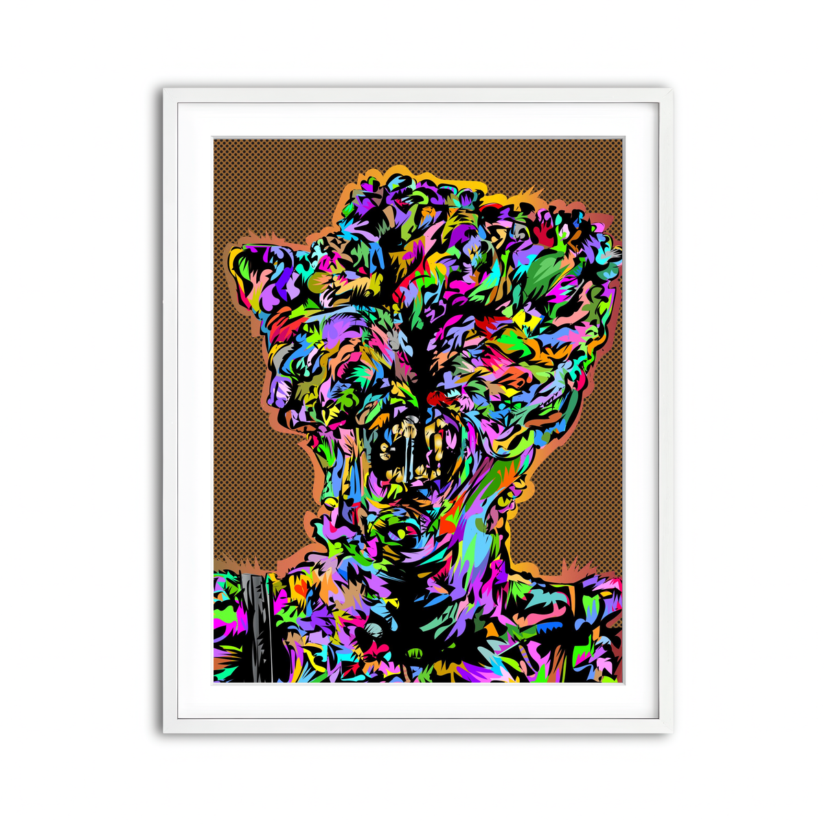Framed Print 3x4 White