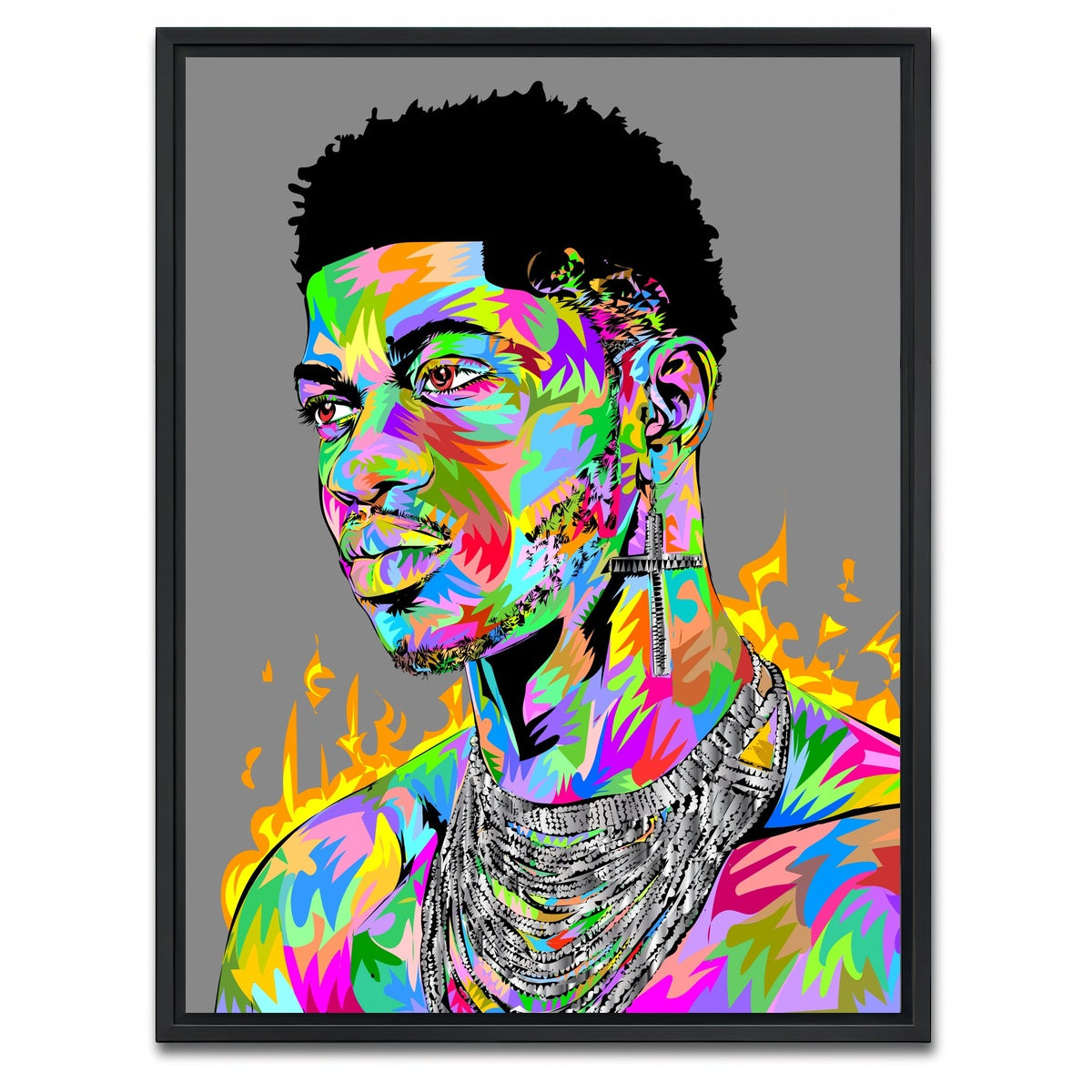 AUTO-MOCKUP WHITE | nas X | 1 Piece | Black Framed Canvas | group=3x4