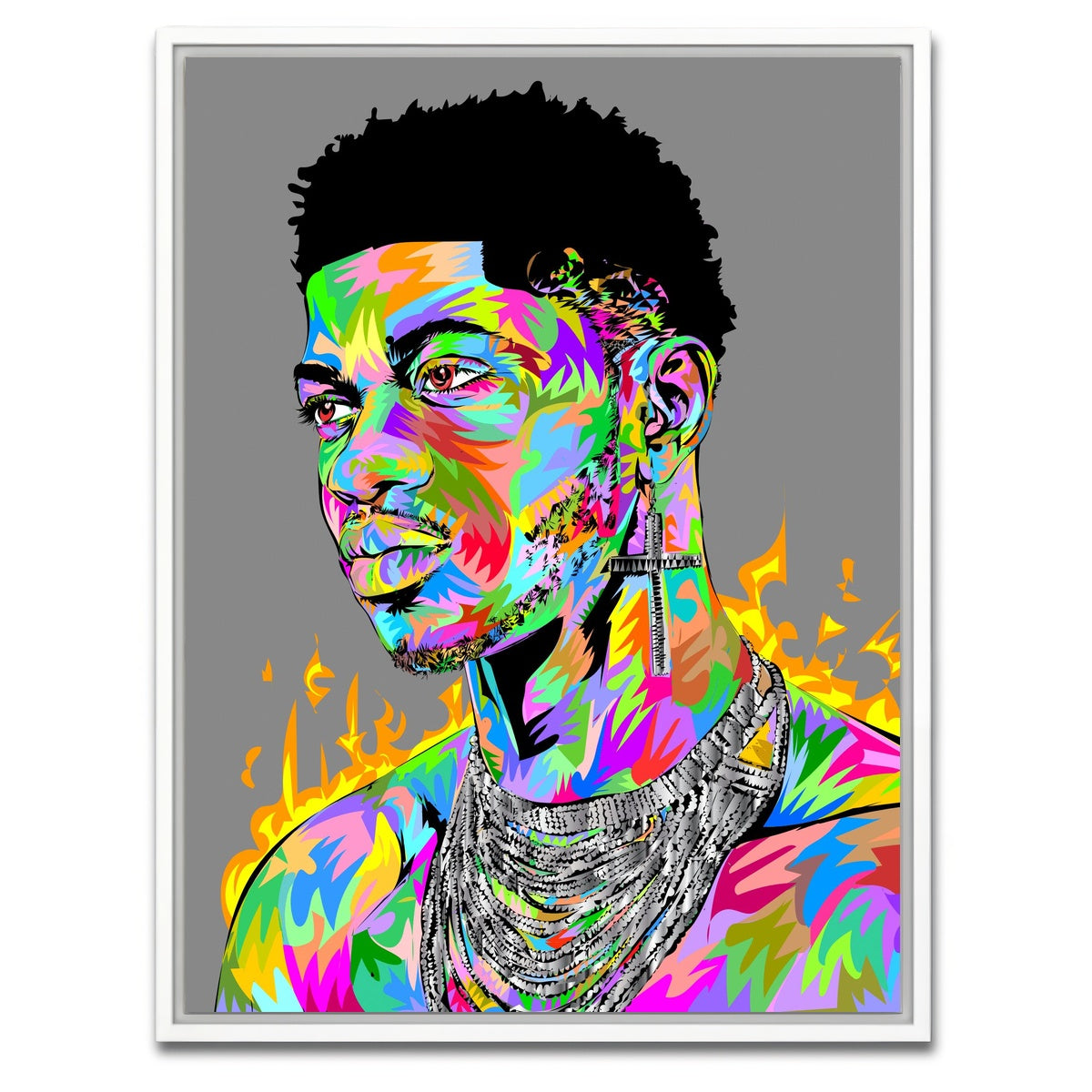 AUTO-MOCKUP WHITE | nas X | 1 Piece | White Framed Canvas | group=3x4