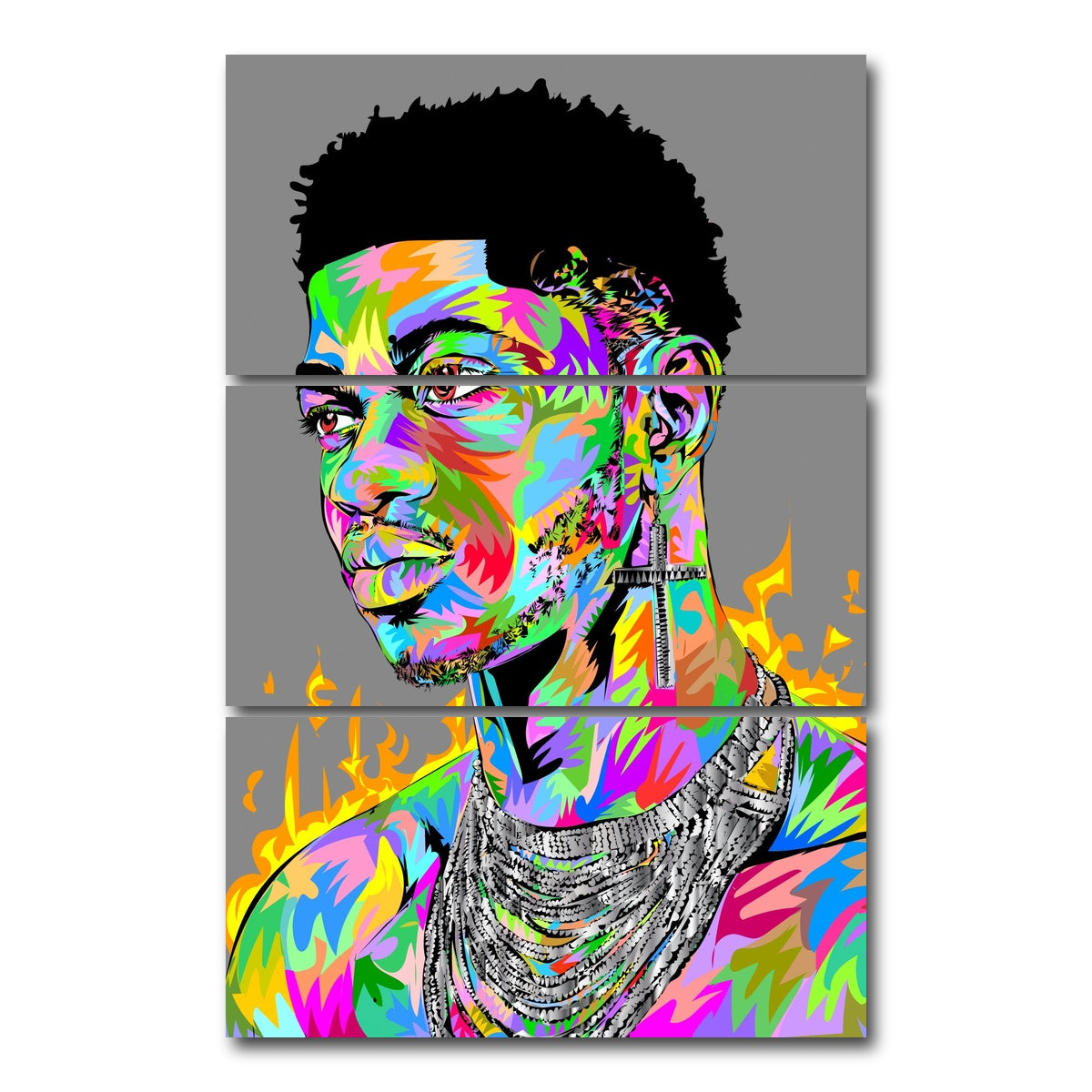 AUTO-MOCKUP WHITE | nas X | 3 Piece | Gallery Wrap Canvas | group=12x24_stacked