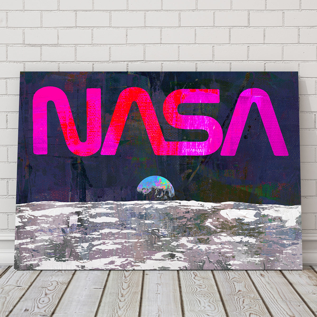 NASA Moon Wall Art