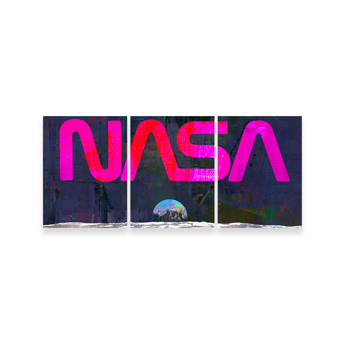 NASA Moon Wall Art