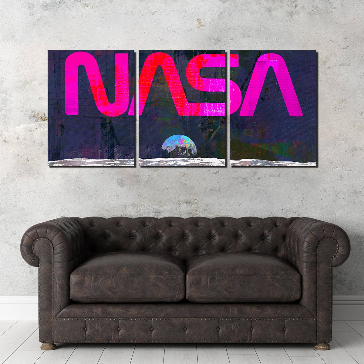 NASA Moon Wall Art