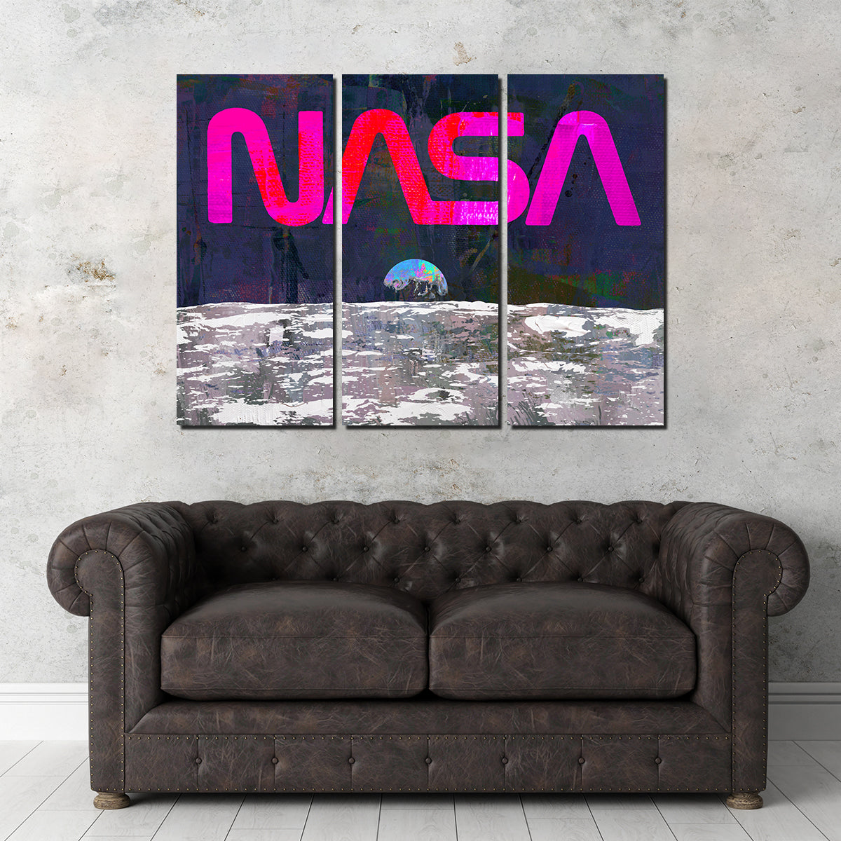 NASA Moon Wall Art
