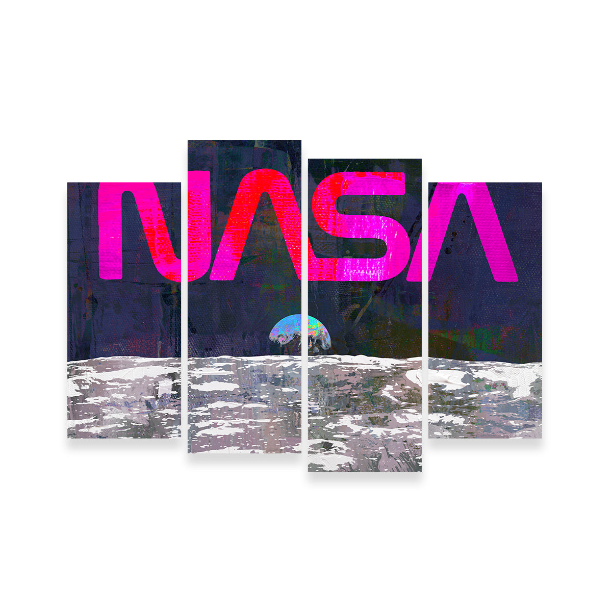 NASA Moon Wall Art