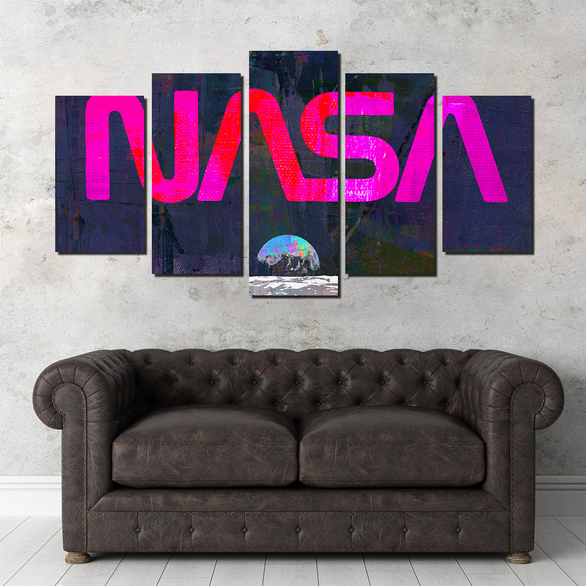 NASA Moon Wall Art