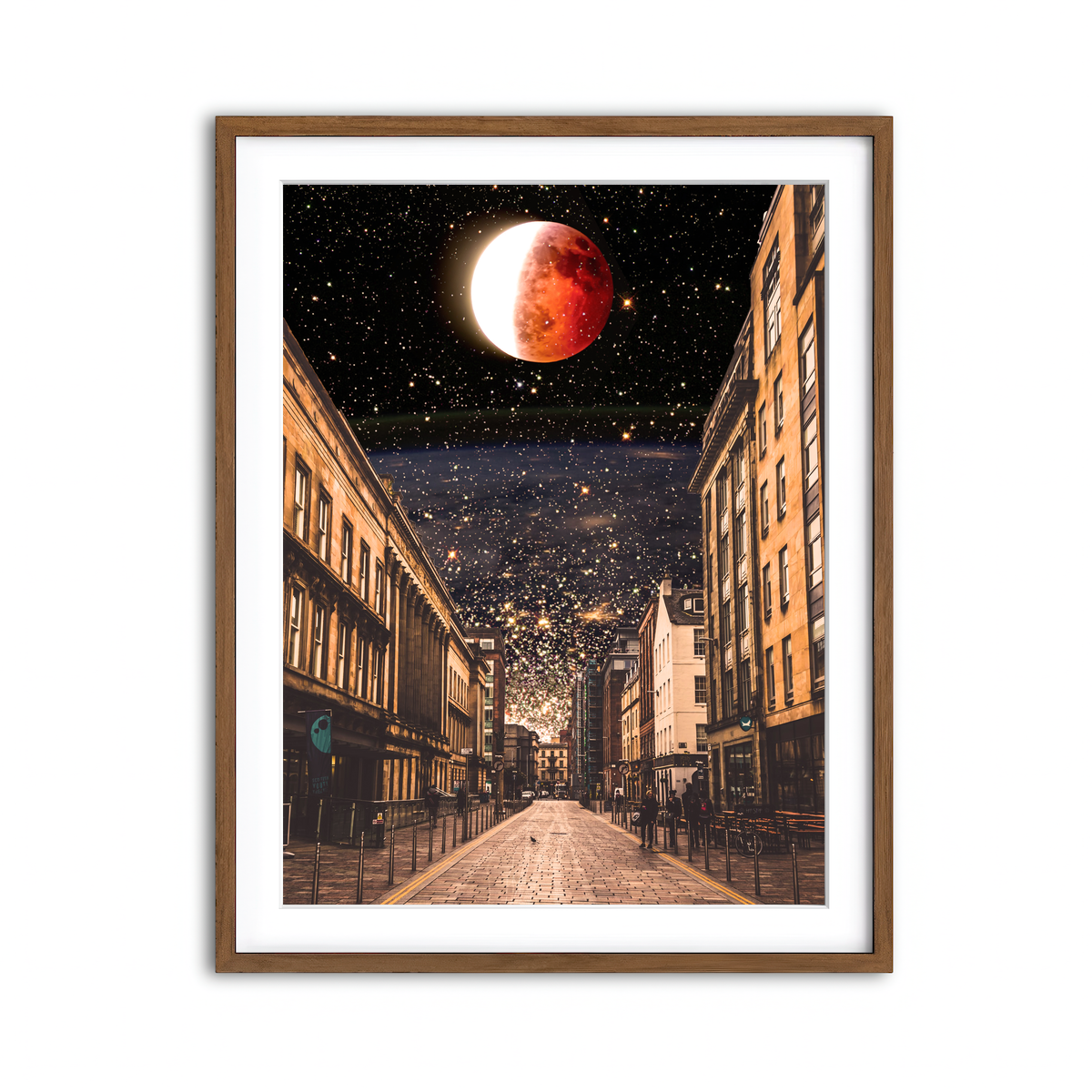 Framed Print 3x4 Walnut
