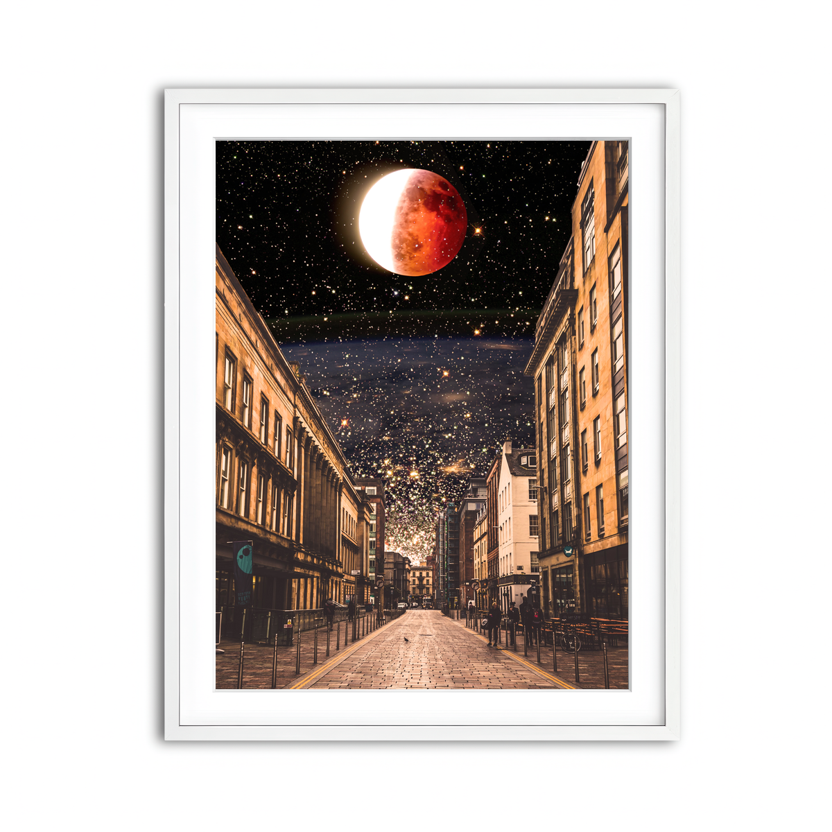 Framed Print 3x4 White