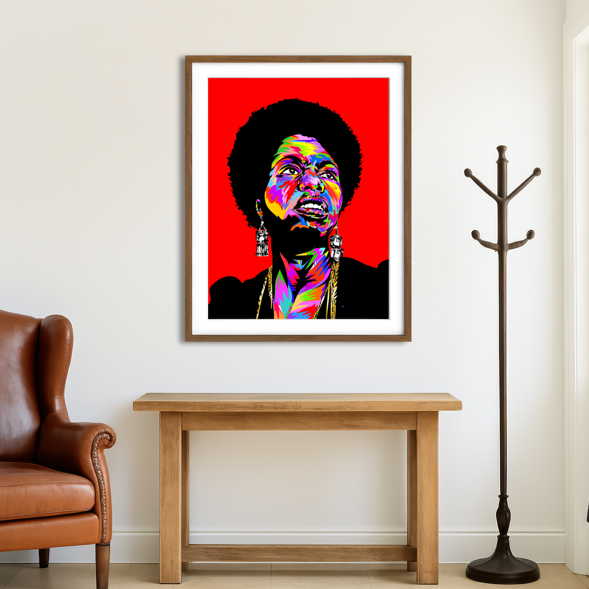AUTO-MOCKUP ROOM | Nina Simone Wall Art