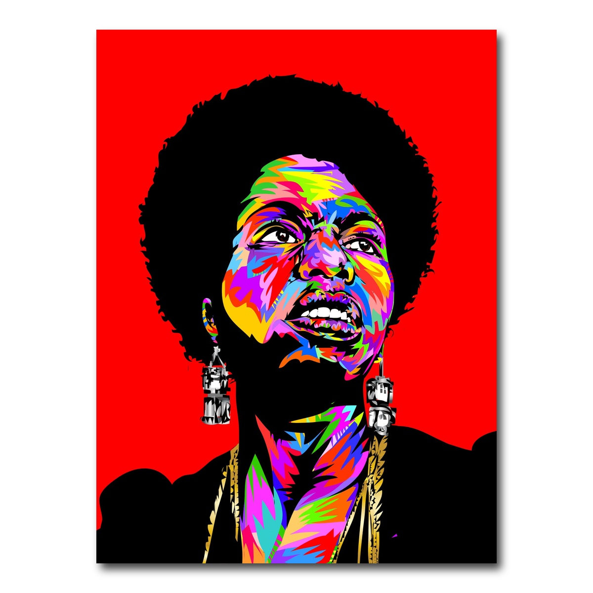 AUTO-MOCKUP WHITE | nina simone | 1 Piece | Gallery Wrap Canvas | group=3x4
