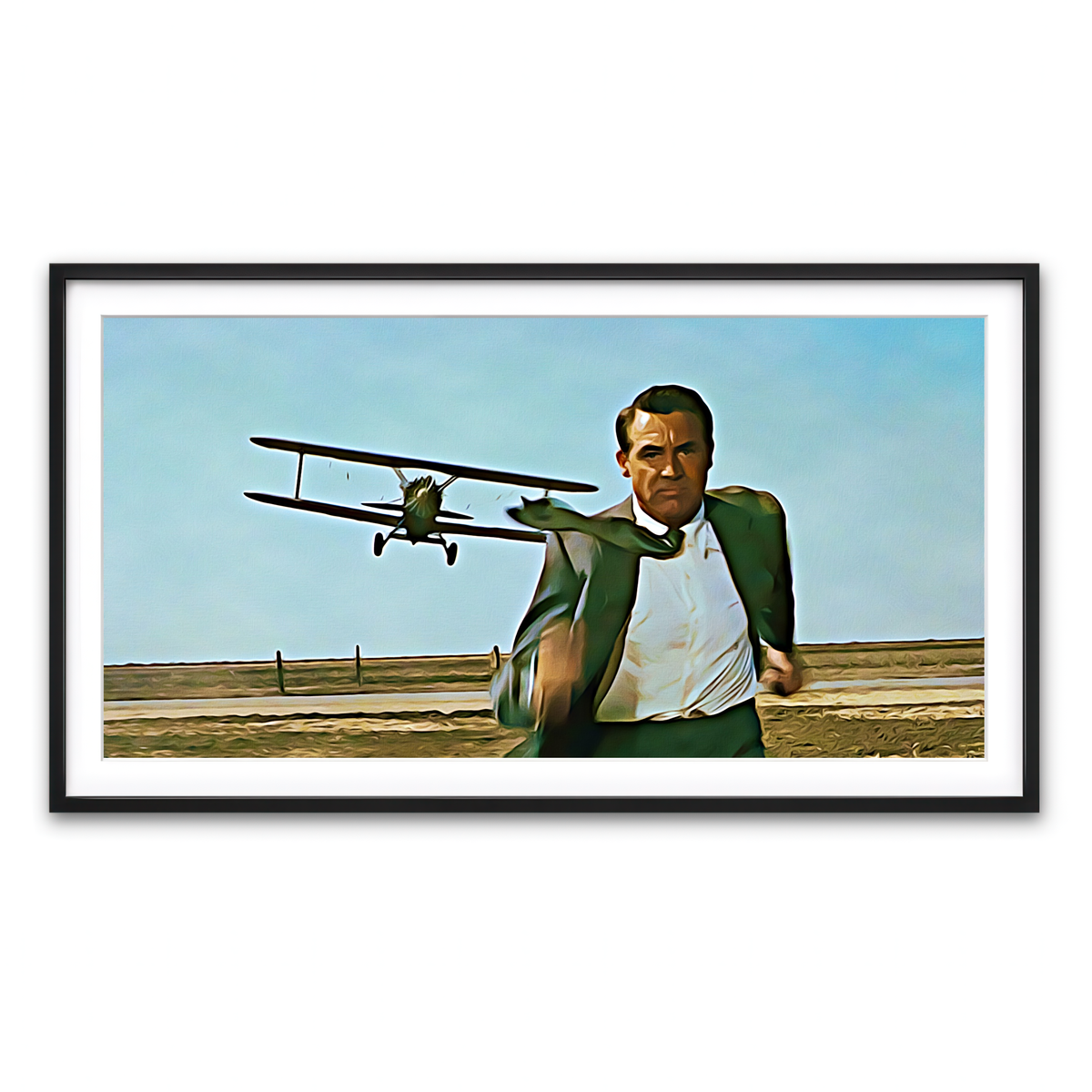 Framed Print 2x1 Black