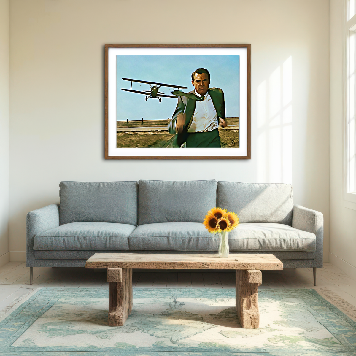AUTO-MOCKUP ROOM | North By Northwest Wall Art