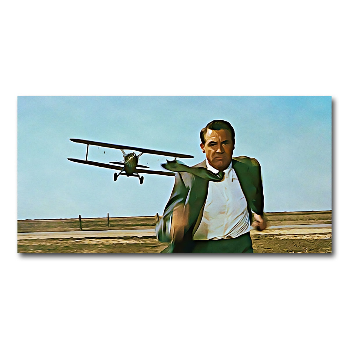 AUTO-MOCKUP WHITE | north by northwest wall art | 1 Piece | Gallery Wrapped | group=2x1