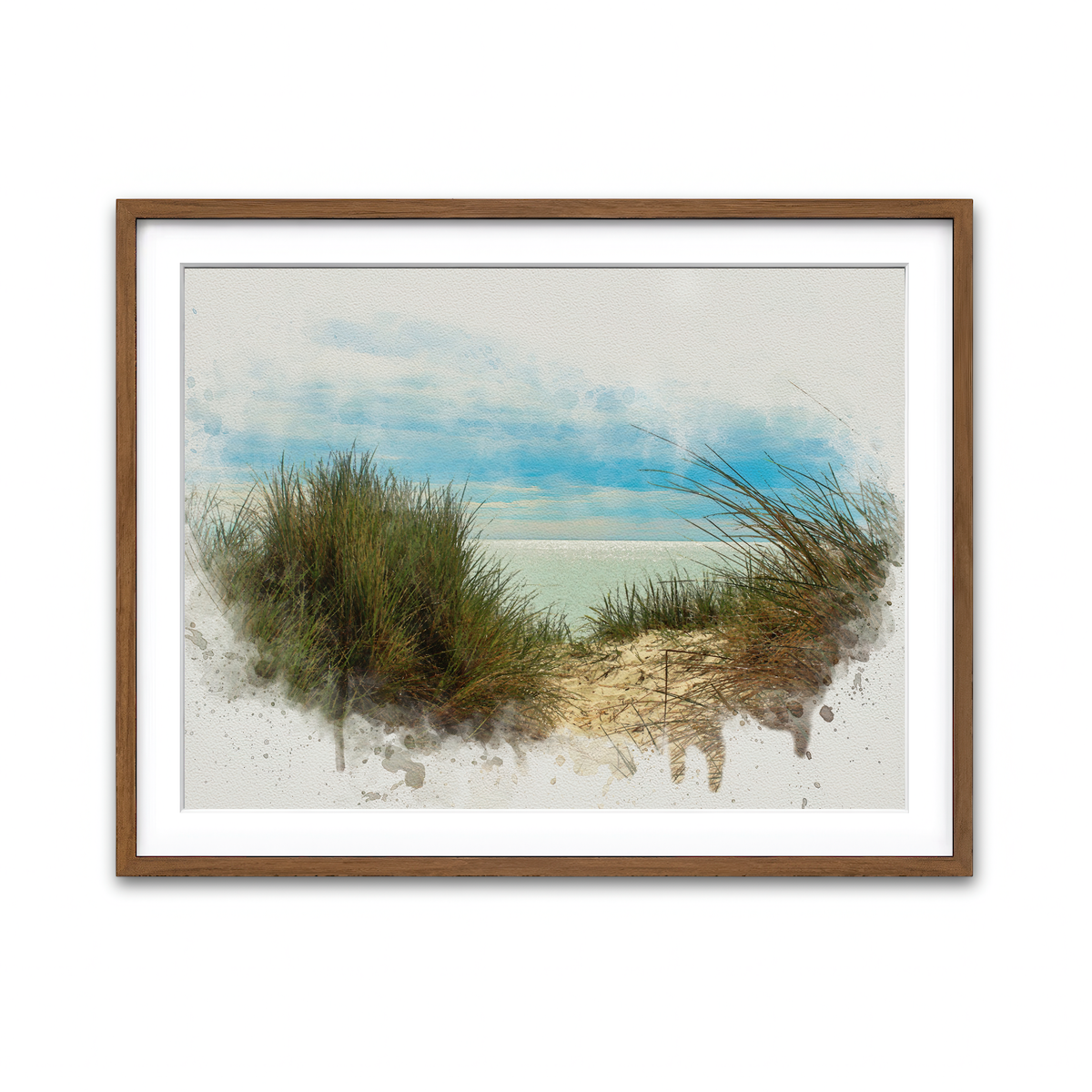 Framed Print 4x3 Walnut