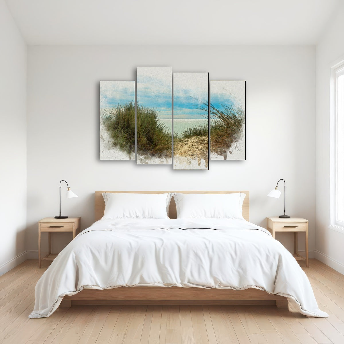 AUTO-MOCKUP ROOM | ocean view painting