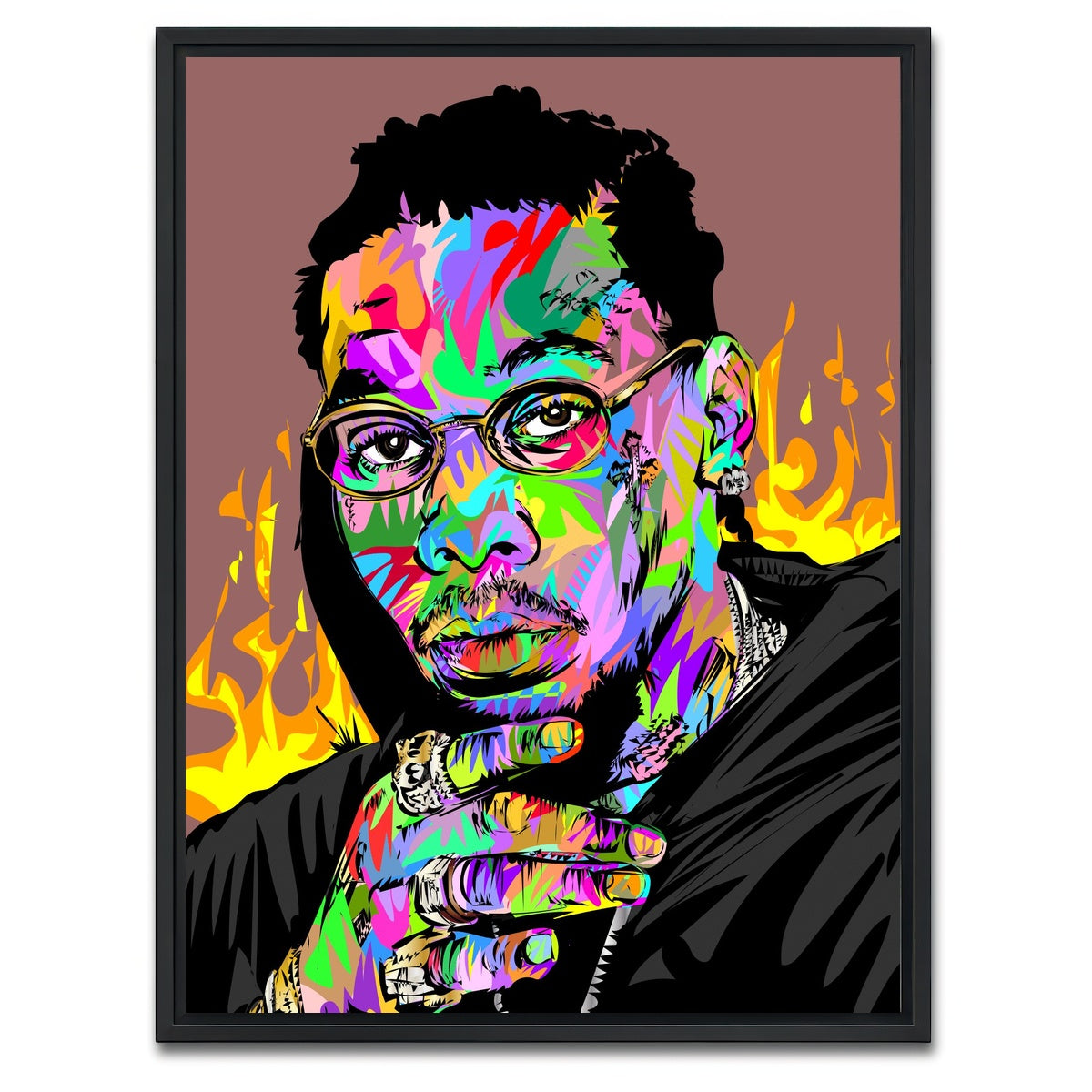 AUTO-MOCKUP WHITE | offset | 1 Piece | Black Framed Canvas | group=3x4