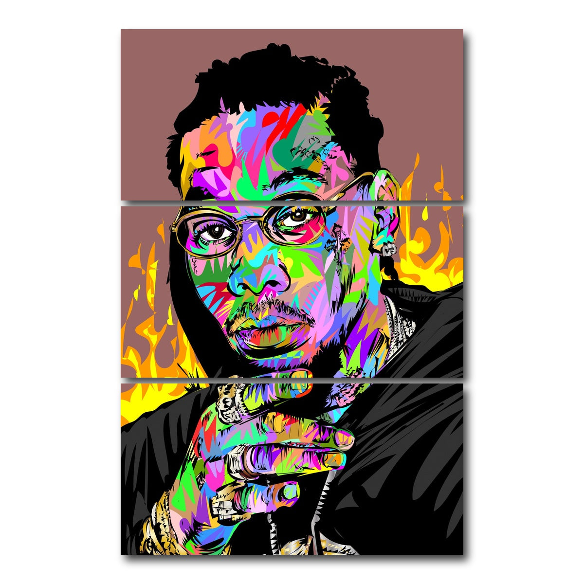 AUTO-MOCKUP WHITE | offset | 3 Piece | Gallery Wrap Canvas | group=12x24_stacked