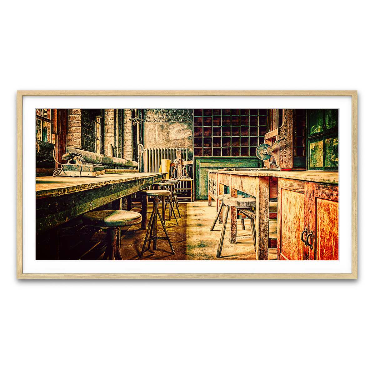 Framed Print 2x1 Natural