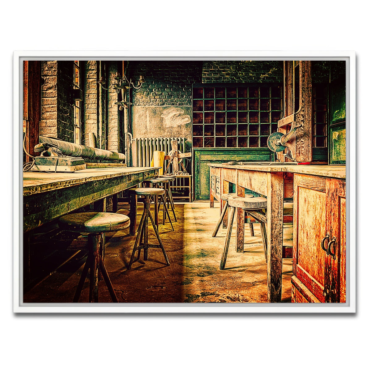 AUTO-MOCKUP WHITE | olde workshop | 1 Piece | White Framed Canvas | group=4x3