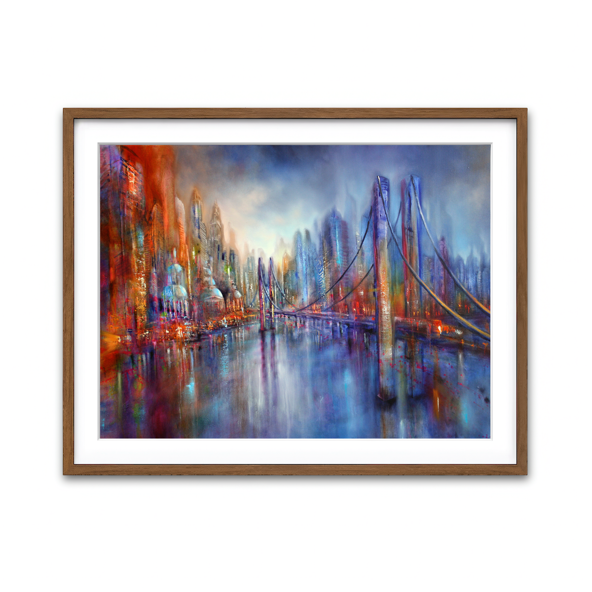 Framed Print 4x3 Walnut