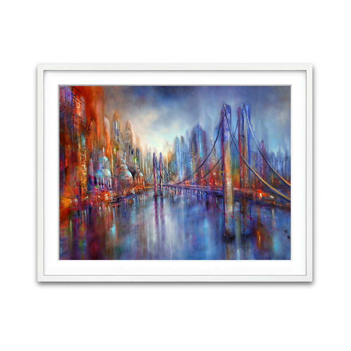 Framed Print 4x3 White