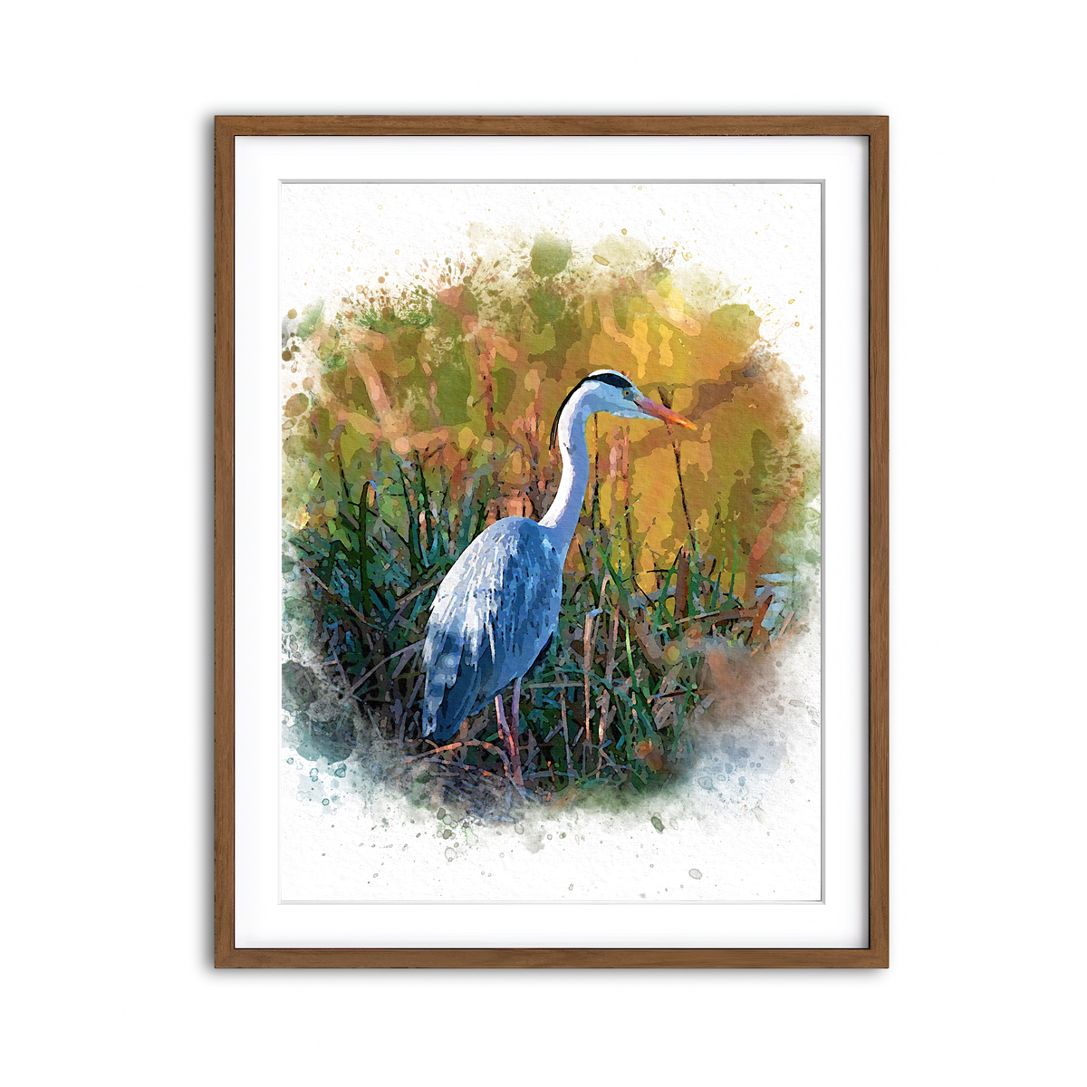 Framed Print 3x4 Walnut