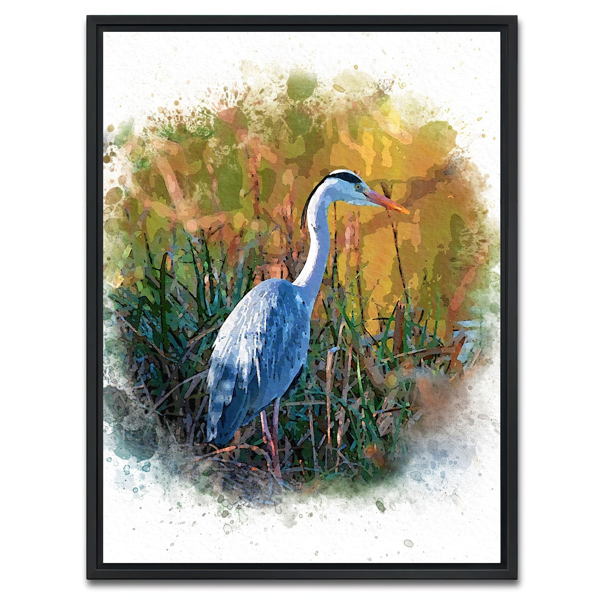 AUTO-MOCKUP WHITE | patiently waiting | 1 Piece | Black Framed Canvas | group=3x4