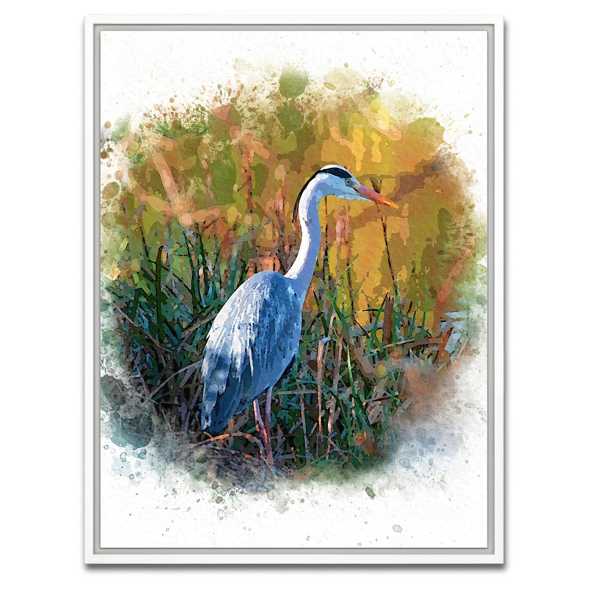 AUTO-MOCKUP WHITE | patiently waiting | 1 Piece | White Framed Canvas | group=3x4