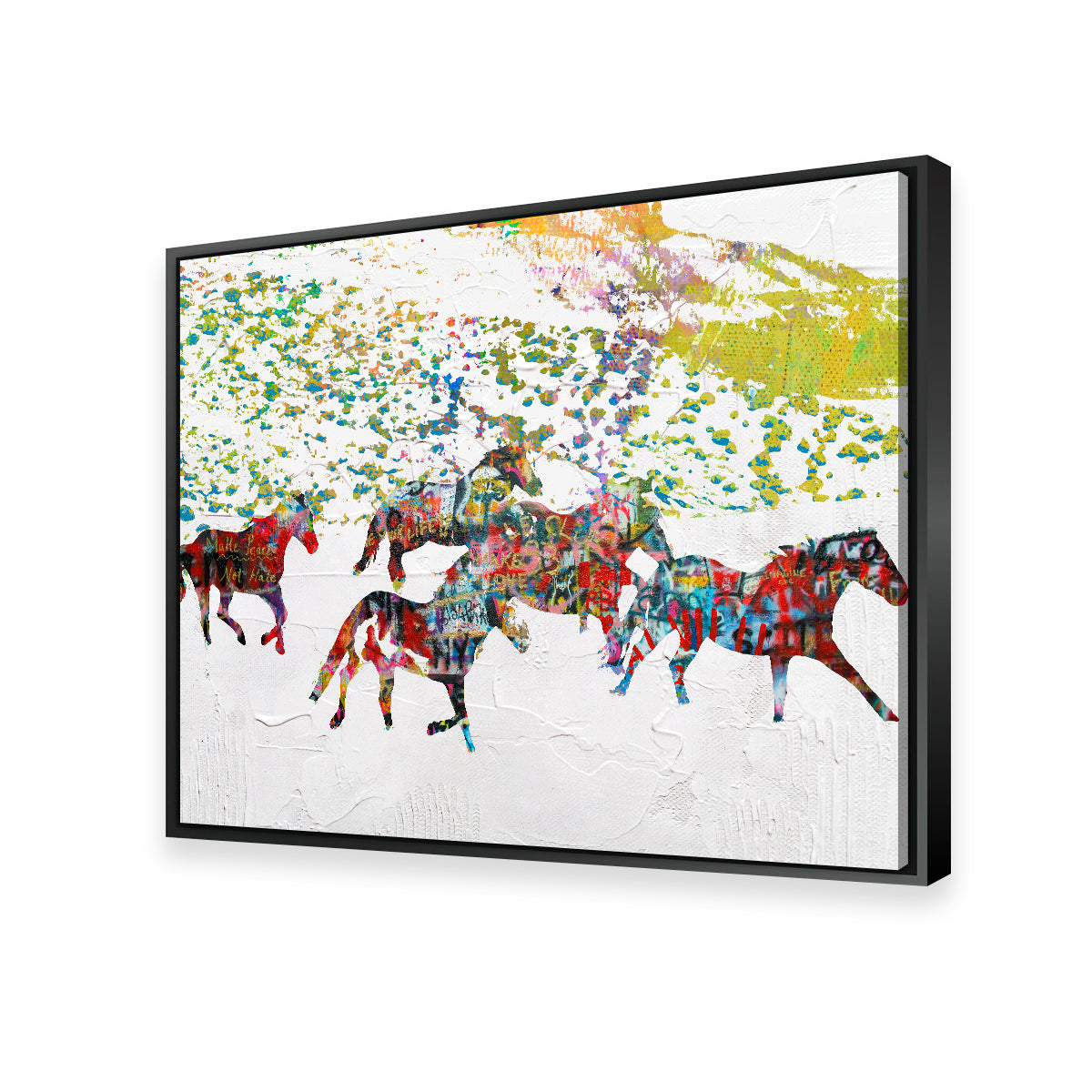 Peace Horse in the Snow Wall Art