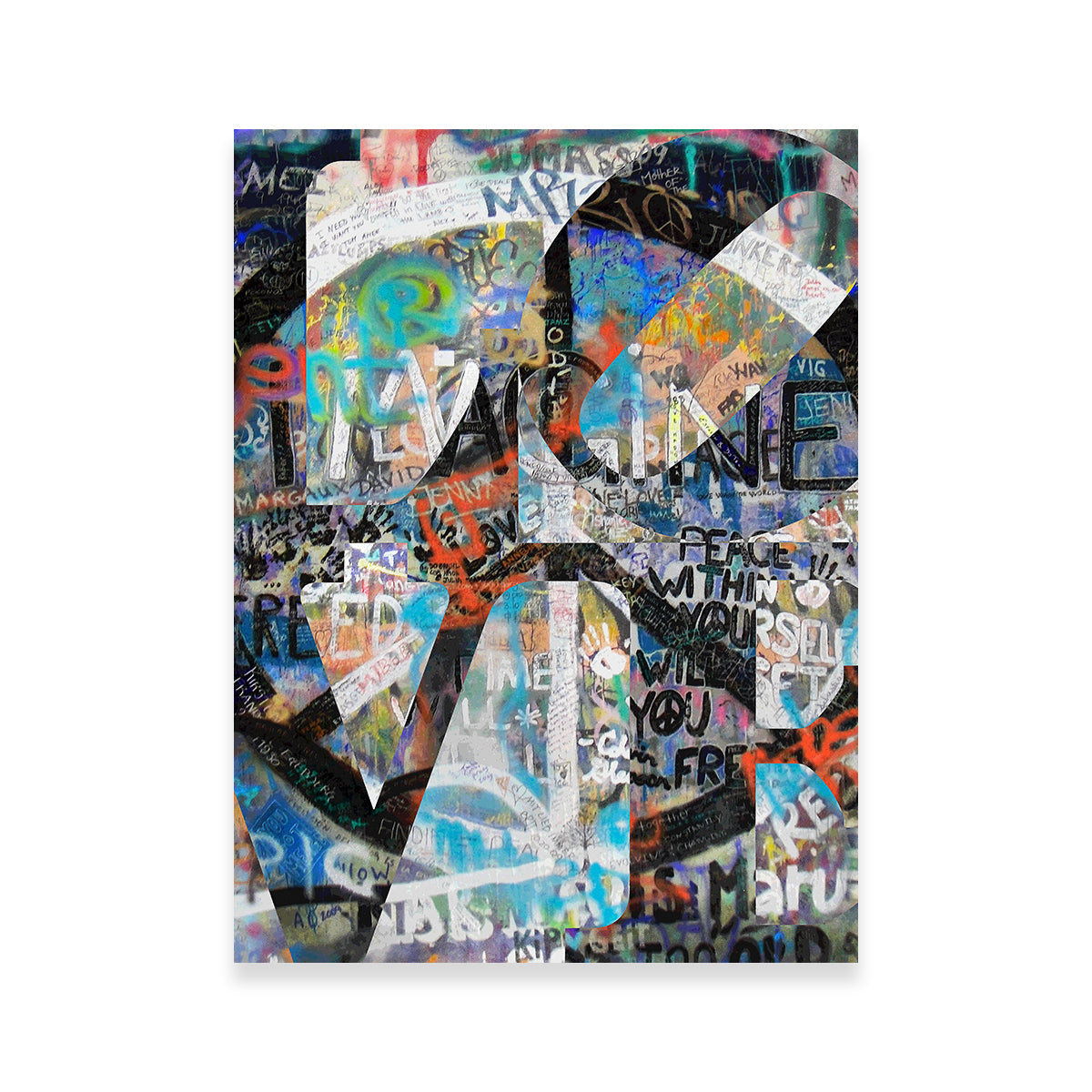 Peace Love Wall Art