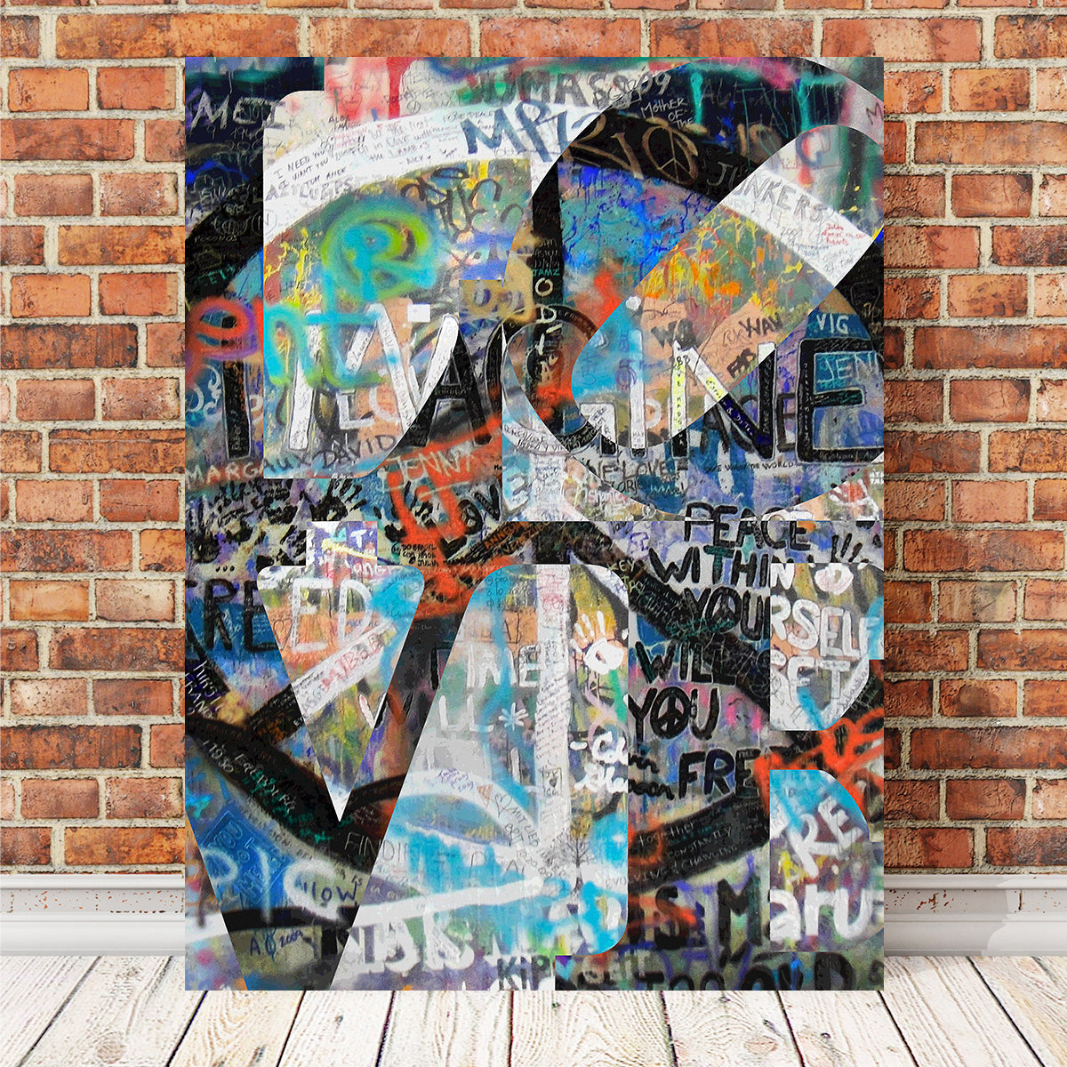 Peace Love Wall Art