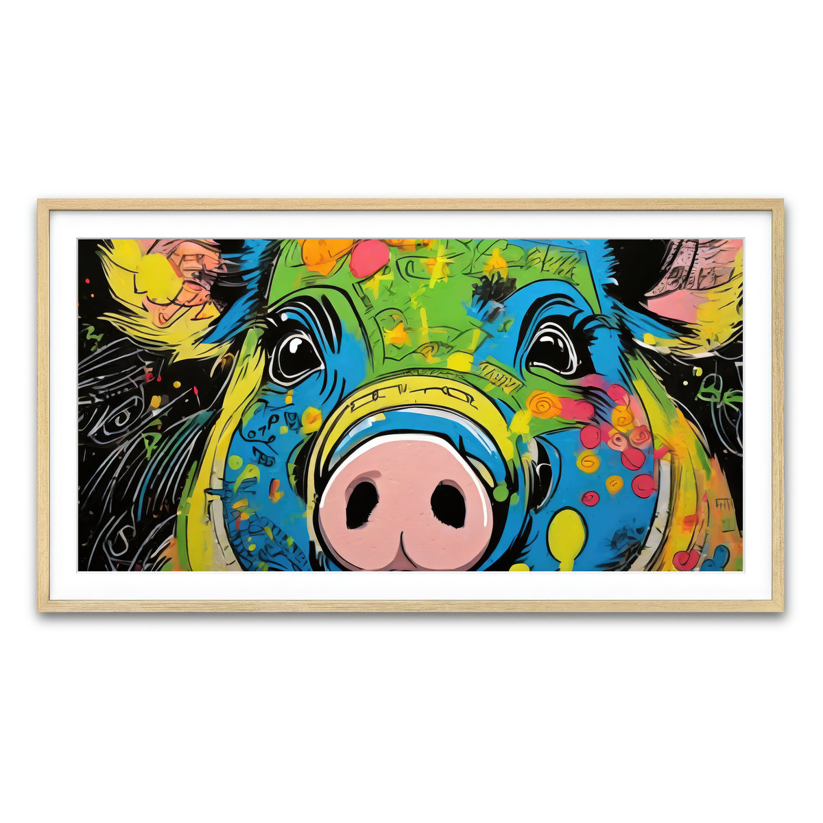 Framed Print 2x1 Natural