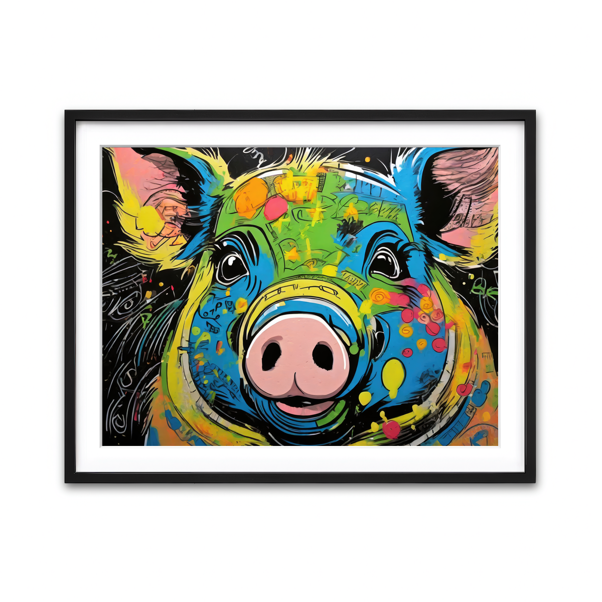 Framed Print 4x3 Black