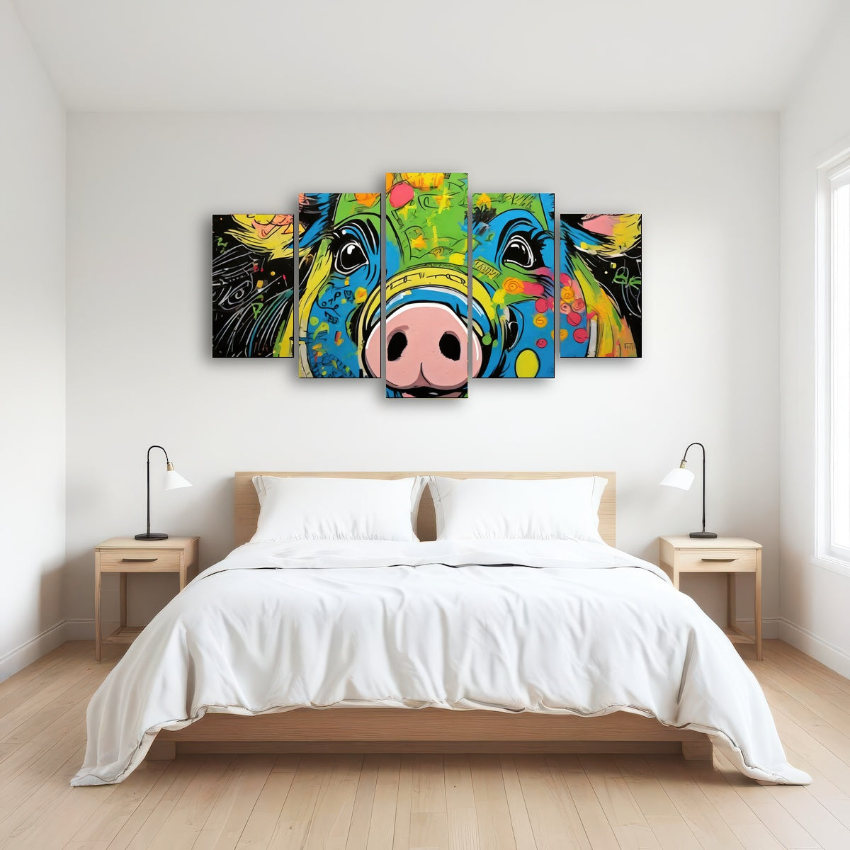 AUTO-MOCKUP ROOM | pig graffiti
