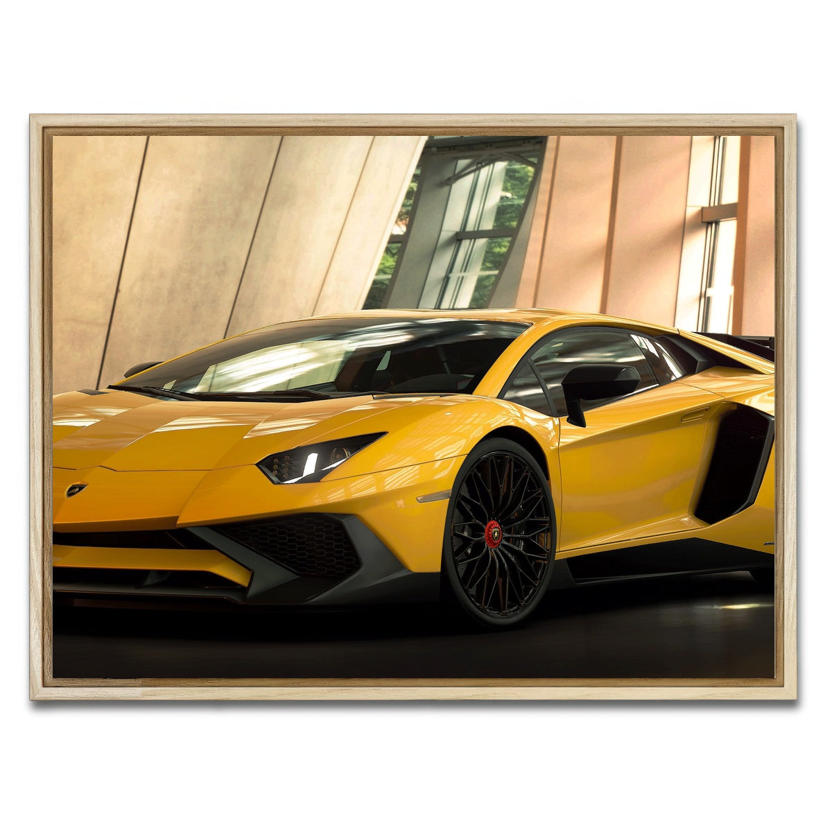 AUTO-MOCKUP WHITE | pikachu-sv | 1 Piece | Natural Framed Canvas | group=4x3