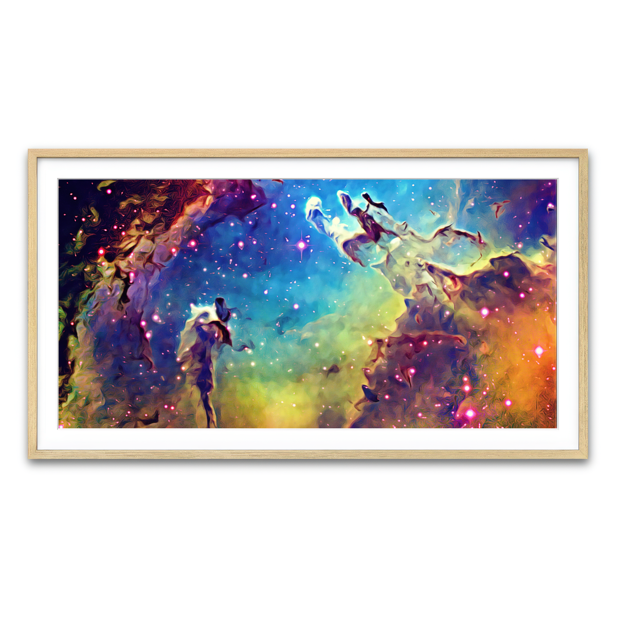 Framed Print 2x1 Natural