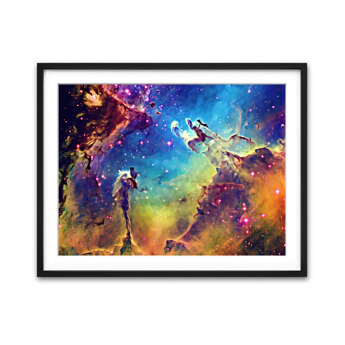 Framed Print 4x3 Black