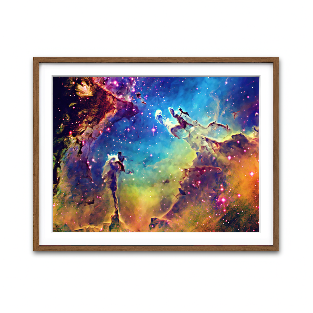 Framed Print 4x3 Walnut