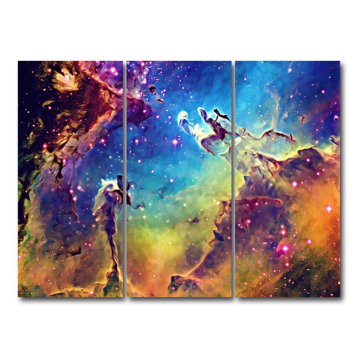 AUTO-MOCKUP WHITE | pillars of creation | 3 Piece | Gallery Wrap Canvas | group=8x18